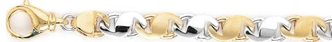 7.7mm Rocco Link Bracelet custom made gold chain