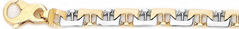 7.2mm Rory Link Bracelet custom made gold chain