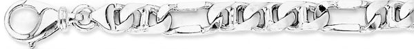 18k white gold chain, 14k white gold chain 6.7mm Angelo Link Bracelet