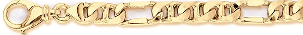 18k yellow gold chain, 14k yellow gold chain 6.7mm Angelo Link Bracelet