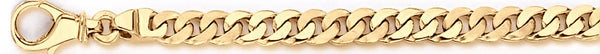 18k yellow gold chain, 14k yellow gold chain 5.6mm Mitchell Link Bracelet