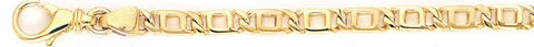 4.6mm Dane Link Bracelet custom made gold chain