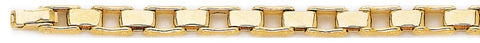 6mm Bicycle Link Bracelet custom made gold chain