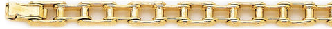 7.4mm Motorcycle I Link Bracelet custom made gold chain
