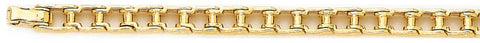 6mm Motorcycle II Link Bracelet custom made gold chain