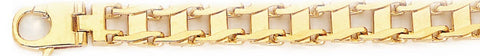 8mm Railroad Link Bracelet custom made gold chain
