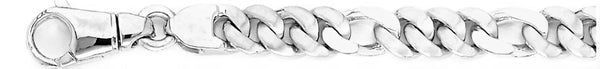 18k white gold chain, 14k white gold chain 8.3mm Modern Figaro Link Bracelet