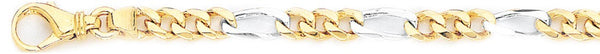 5.5mm Figaro Link Bracelet
