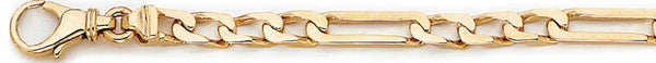 4.9mm Elogated Figaro Link Bracelet