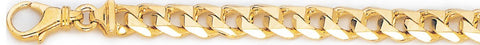 7.1mm Switchblade Curb Link Bracelet custom made gold chain