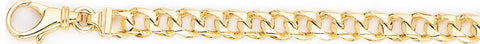 6.3mm Switchblade Curb Link Bracelet custom made gold chain