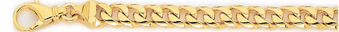 6.8mm Curb Link Bracelet custom made gold chain