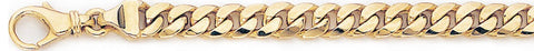 6.5mm Round Curb Link Bracelet custom made gold chain