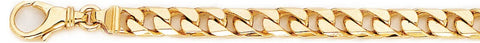 5.9mm Straight Curb Link Bracelet custom made gold chain