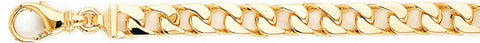 6.5mm Traditional Curb Link Bracelet custom made gold chain