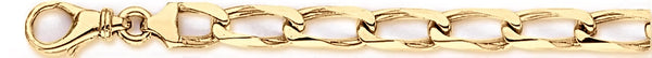 18k yellow gold chain, 14k yellow gold chain 6.2mm Thin Curb Link Bracelet