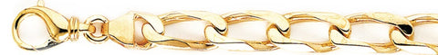 8.9mm Thin Curb Link Bracelet custom made gold chain