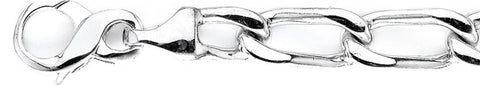 13.7mm Thin Curb Link Bracelet custom made gold chain